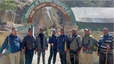 Photo of गंगोत्री-गोमुख ट्रैक का निरीक्षण कर लौटा दल