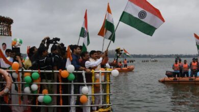 Photo of मध्यप्रदेश: बोट क्लब पर सीएम यादव ने लहराया तिरंगा