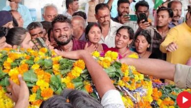 Photo of एमपी: गॉर्ड ऑफ ऑनर और नम आंखों से दी गई प्रदीप पटेल को अंतिम विदाई