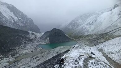 Photo of चांदी सी चमकी दारमा और व्यास घाटी: धारचूला में सीजन का पहला हिमपात